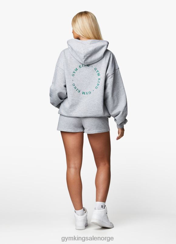 Gym King lad opp overdimensjonert hette kvinner P2NZL621 lys grå mergel klær