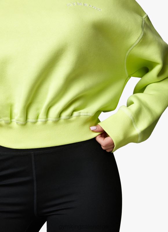 Gym King restitusjonsfleecemannskap kvinner P2NZL629 lime klær