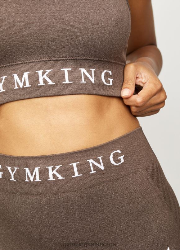 Gym King sømløse resultater bh kvinner P2NZL560 espresso mergel klær