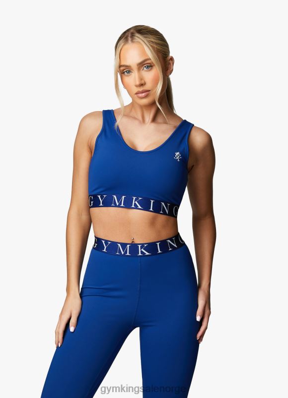 Gym King slag sports-BH kvinner P2NZL529 galakse blå/blå stål klær