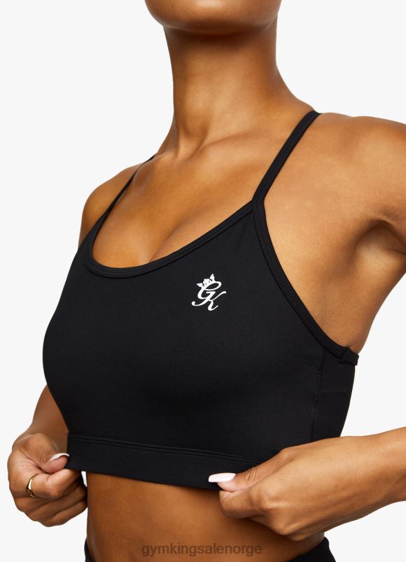 Gym King sports-BH kvinner P2NZL526 svart klær