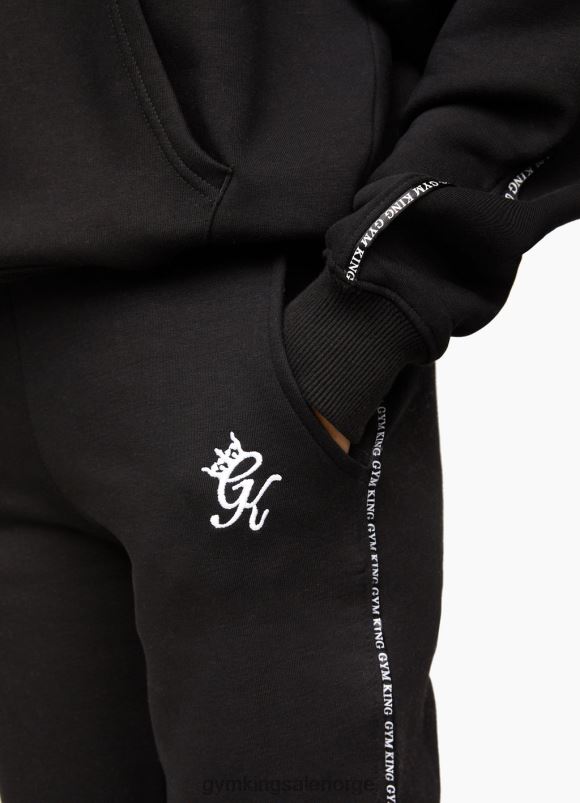 Gym King dynamisk jogger kvinner P2NZL609 svart klær