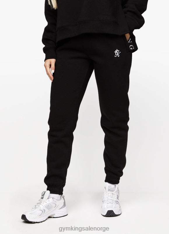 Gym King lineær tape fleece jogger kvinner P2NZL600 svart klær