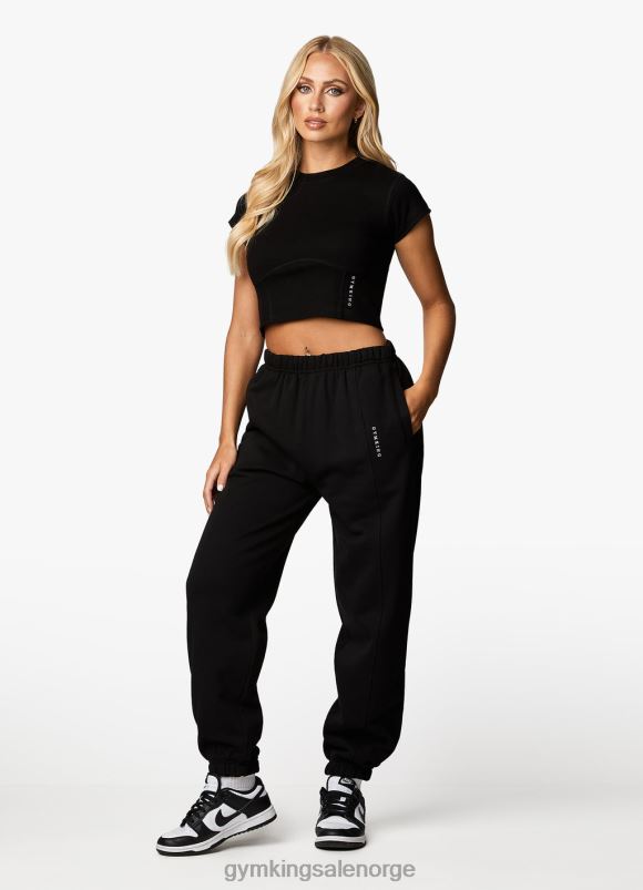 Gym King malibu jogger kvinner P2NZL589 svart klær