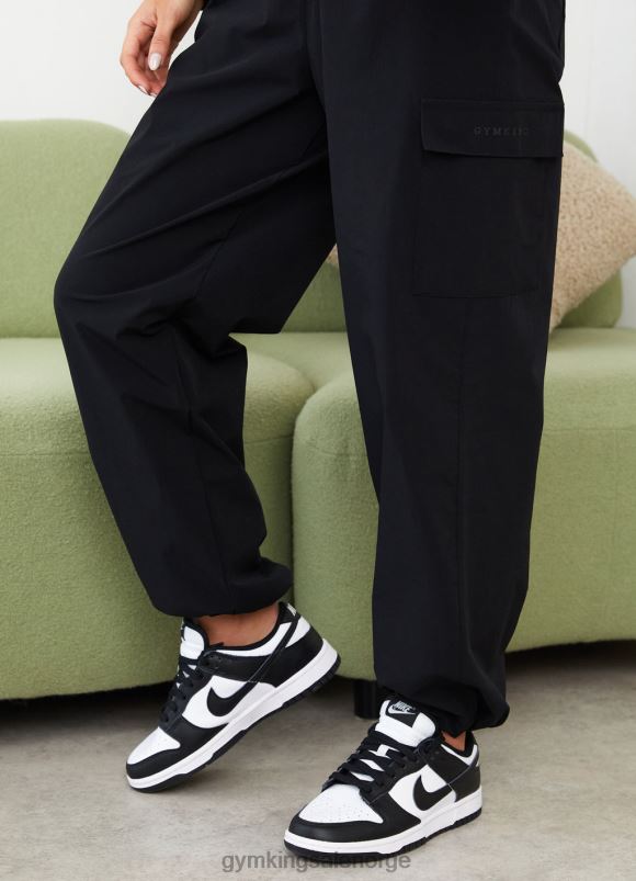 Gym King nyttevevd lastbukse kvinner P2NZL593 svart klær