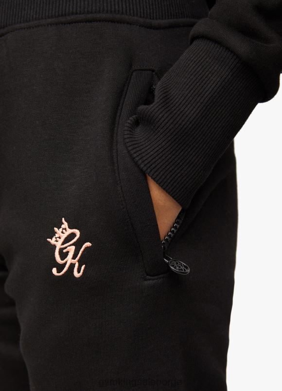 Gym King sky script jogger kvinner P2NZL608 svart/rosa gull klær
