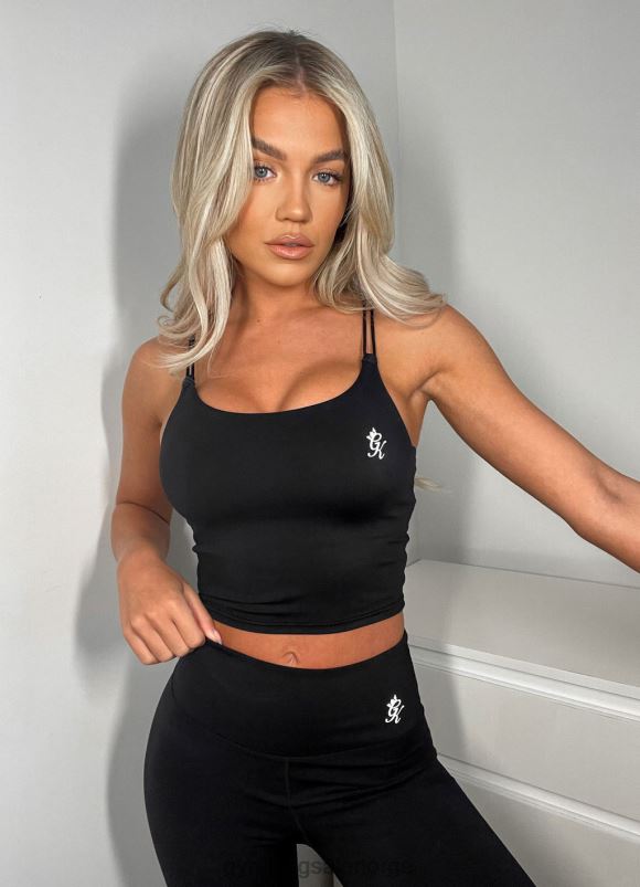 Gym King 365 langline tank kvinner P2NZL354 svart klær