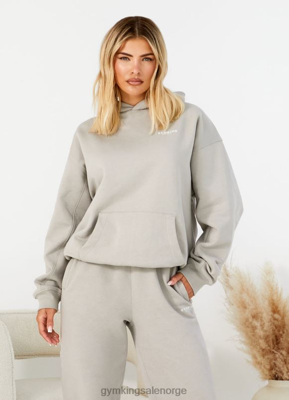 Gym King etablert hette med avslappet passform kvinner P2NZL362 mørk salvie klær