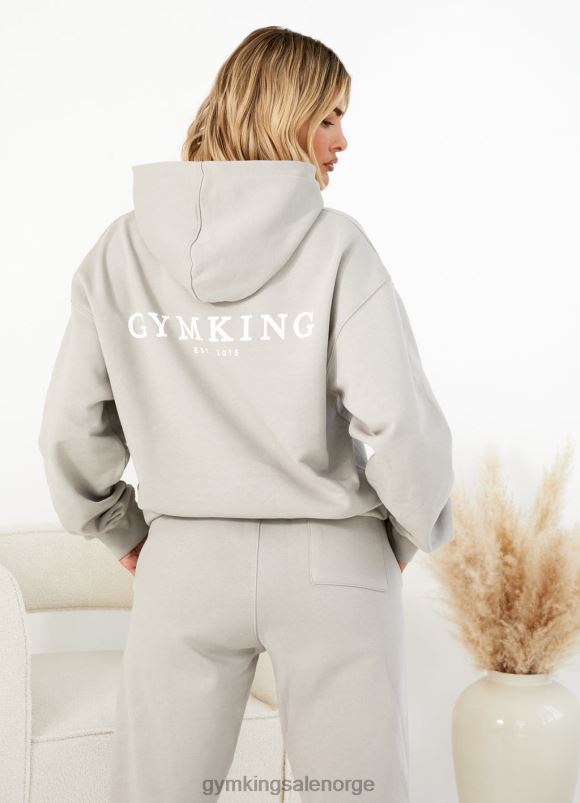 Gym King etablert hette med avslappet passform kvinner P2NZL362 mørk salvie klær