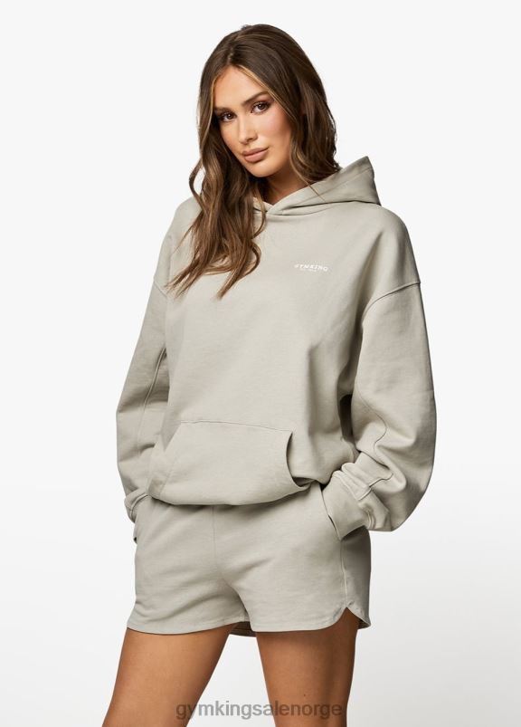 Gym King etablert hette med avslappet passform kvinner P2NZL362 mørk salvie klær