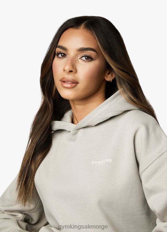 Gym King etablert hette med avslappet passform kvinner P2NZL362 mørk salvie klær