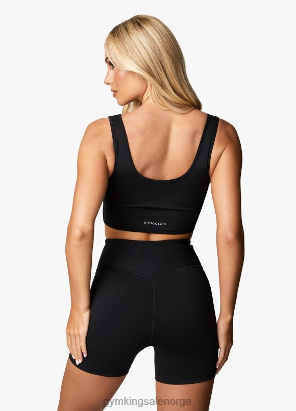 Gym King malibu konturert tank kvinner P2NZL350 svart klær