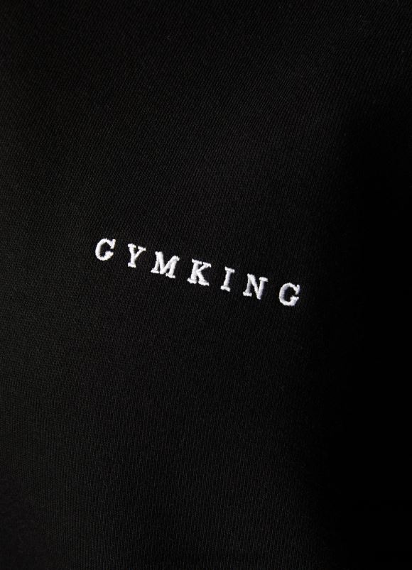 Gym King malibu overdimensjonert hette kvinner P2NZL352 svart klær