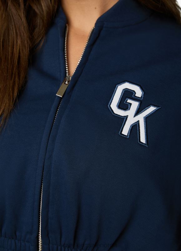 Gym King varsity treningsdress topp kvinner P2NZL381 oxford blå klær