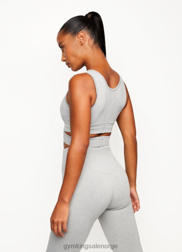 Gym King balanse ribbe bh kvinner P2NZL584 mellomgrå mergel klær
