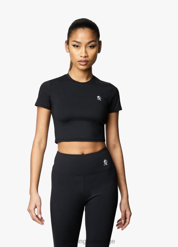 Gym King T-skjorte med 365 capsermer kvinner P2NZL429 svart klær