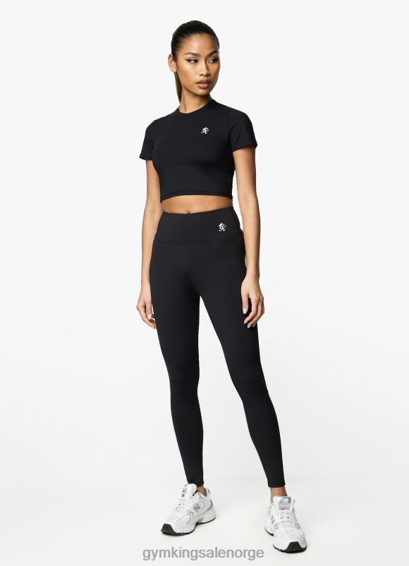 Gym King T-skjorte med 365 capsermer kvinner P2NZL429 svart klær