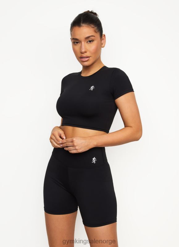 Gym King T-skjorte med 365 capsermer kvinner P2NZL429 svart klær