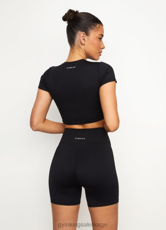 Gym King T-skjorte med 365 capsermer kvinner P2NZL429 svart klær