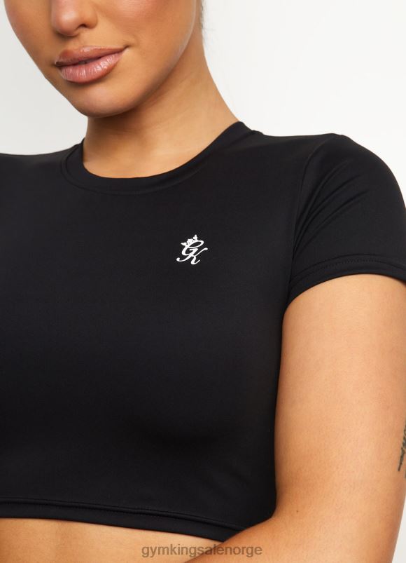 Gym King T-skjorte med 365 capsermer kvinner P2NZL429 svart klær