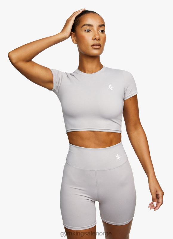 Gym King T-skjorte med 365 capsermer kvinner P2NZL449 skygge grå klær