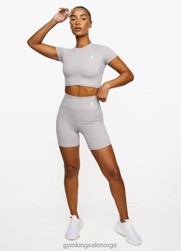 Gym King T-skjorte med 365 capsermer kvinner P2NZL449 skygge grå klær