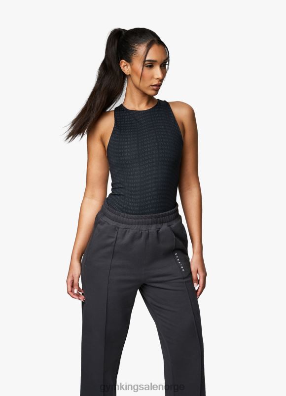 Gym King bodysuit med skygge over hele printet kvinner P2NZL416 mørkt tinntrykk klær