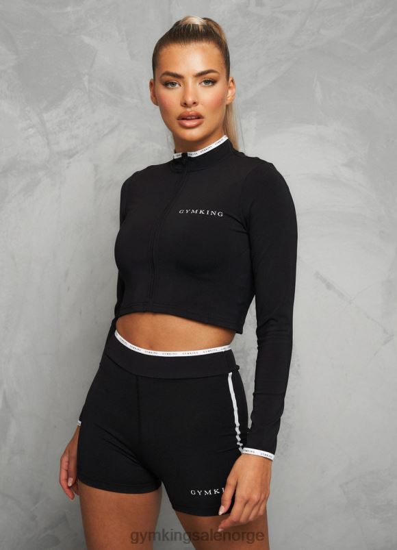 Gym King bundet skripttrakt kvinner P2NZL496 svart hvit klær