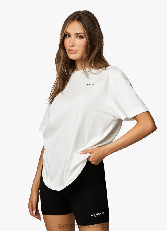 Gym King etablert kjæreste-t-skjorte kvinner P2NZL411 krem klær