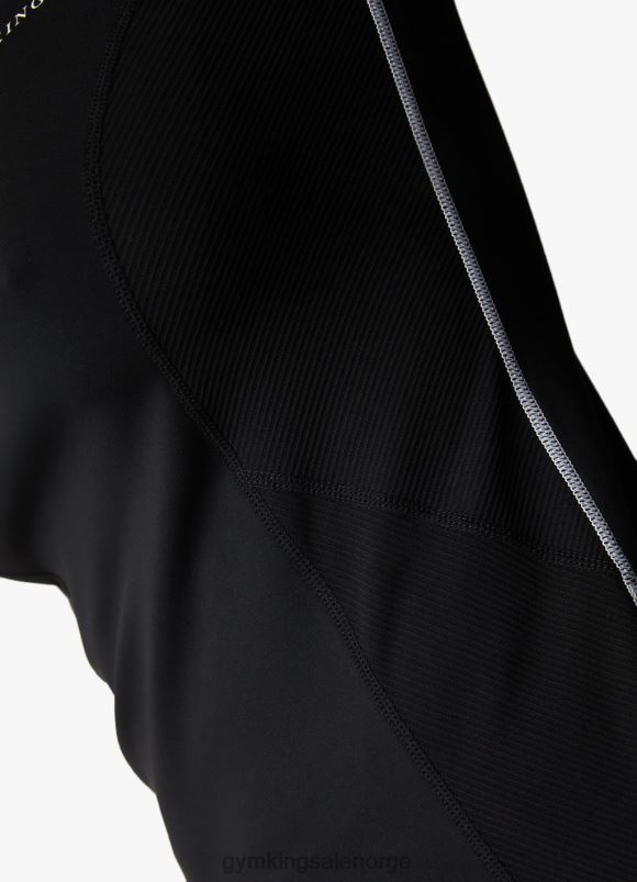 Gym King motivere 1/4 glidelås kvinner P2NZL441 svart hvit klær