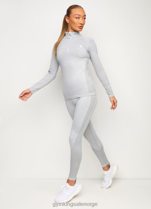 Gym King sømløse resultater 1/4 glidelåstrakt kvinner P2NZL451 ismelert klær