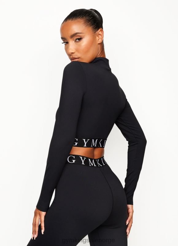 Gym King slag 1/4 glidelåstrakt kvinner P2NZL455 svart klær