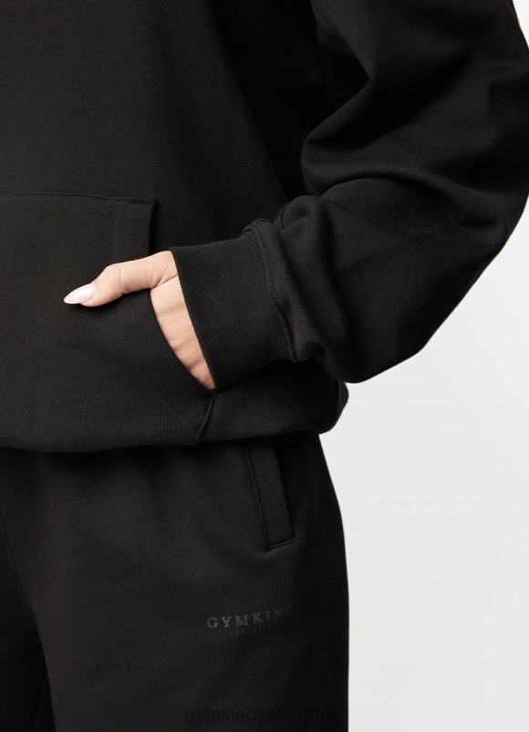 Gym King etablert avslappet treningsdress kvinner P2NZL576 svart klær