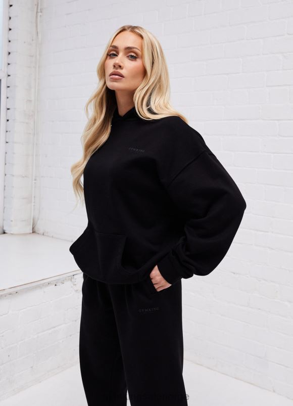 Gym King etablert avslappet treningsdress kvinner P2NZL576 svart klær