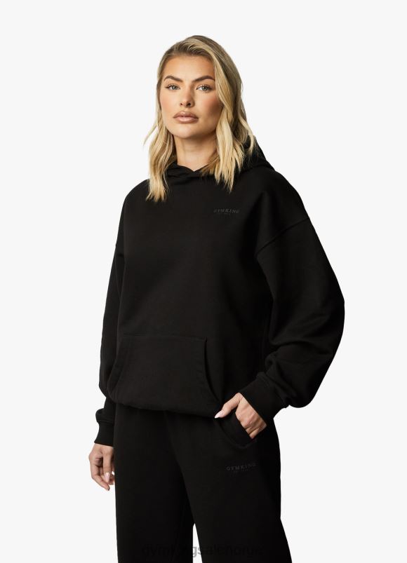 Gym King etablert avslappet treningsdress kvinner P2NZL576 svart klær