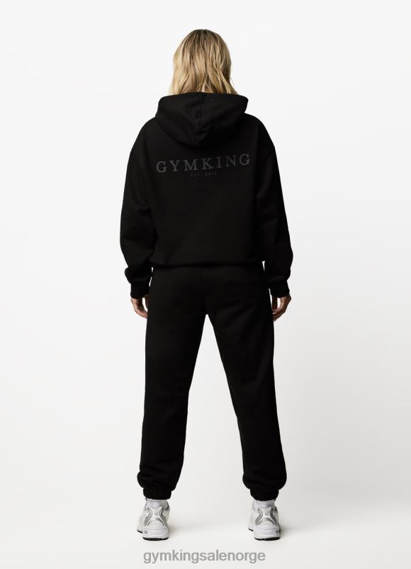 Gym King etablert avslappet treningsdress kvinner P2NZL576 svart klær