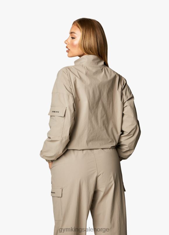 Gym King bruksvevd jakke kvinner P2NZL634 mokka klær