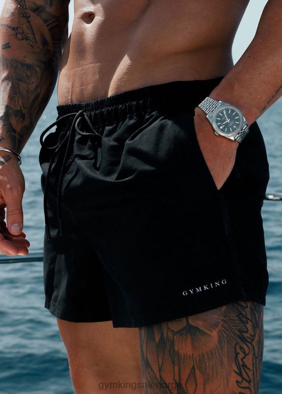 Gym King lineær svømmeshort 4'' menn P2NZL160 svart klær