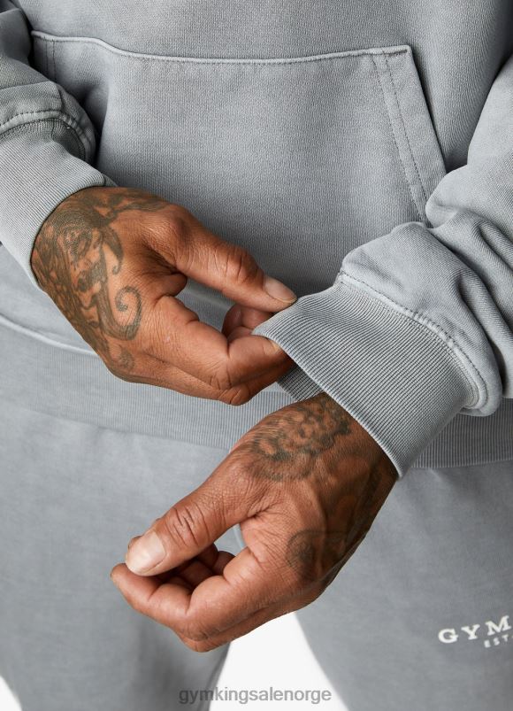 Gym King anslått eldre hette menn P2NZL205 vasket grå klær