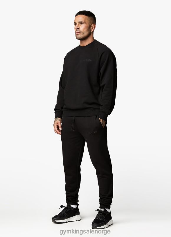 Gym King anslått eldre mannskap menn P2NZL213 svart klær