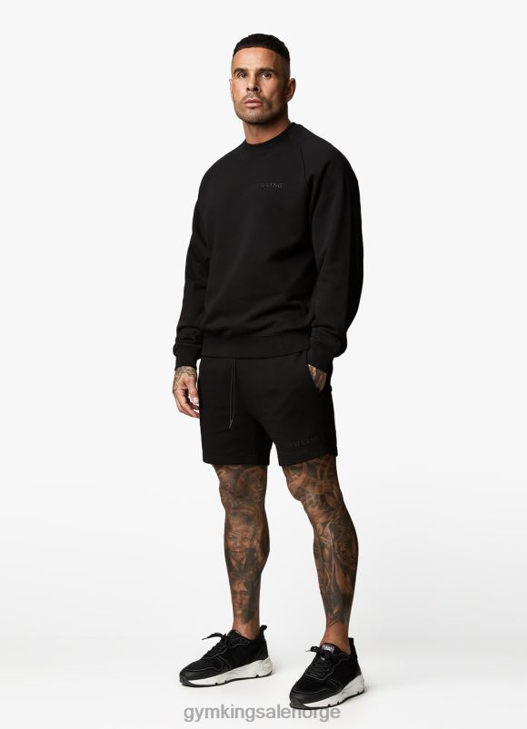 Gym King anslått eldre mannskap menn P2NZL213 svart klær