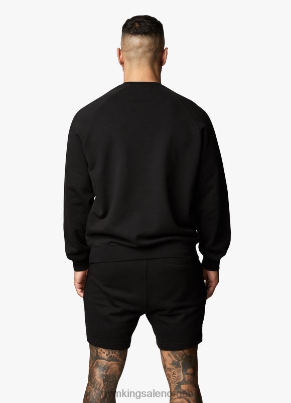 Gym King anslått eldre mannskap menn P2NZL213 svart klær