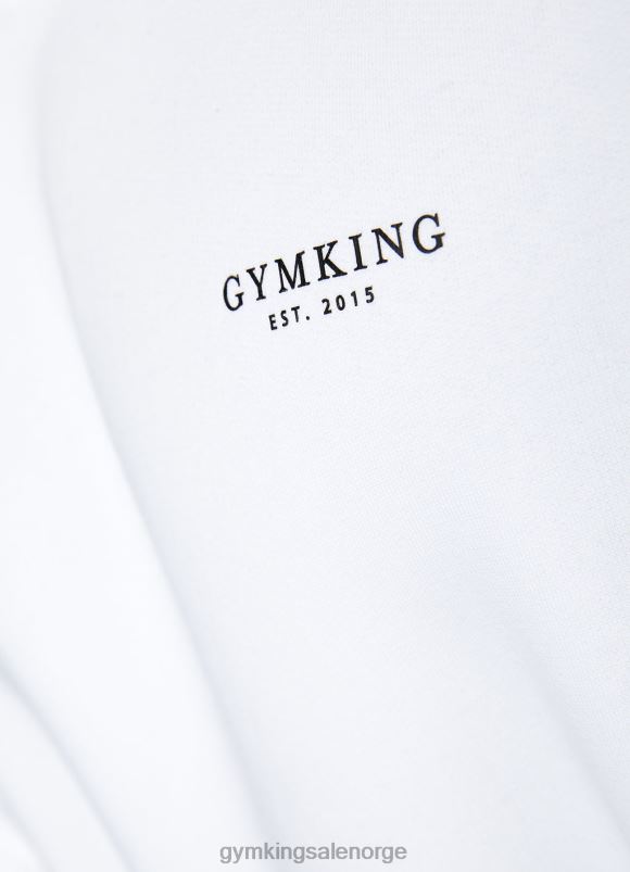 Gym King etablert hette menn P2NZL222 hvit klær