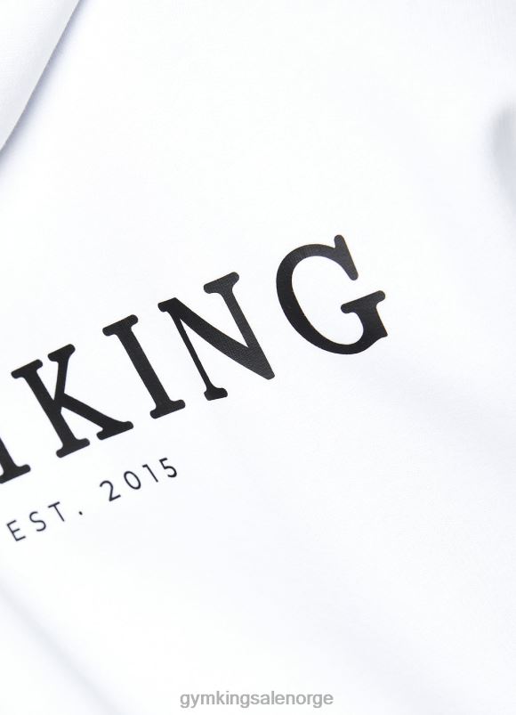 Gym King etablert hette menn P2NZL222 hvit klær