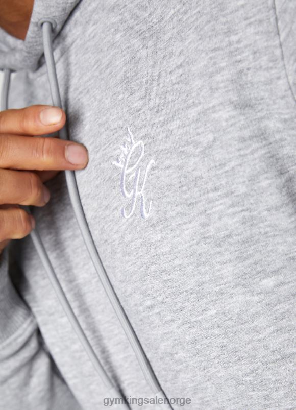 Gym King fundamental fleecehette menn P2NZL203 grå mergel klær