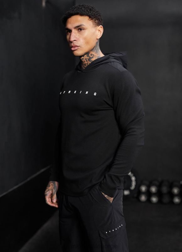 Gym King opprørshette menn P2NZL211 svart klær