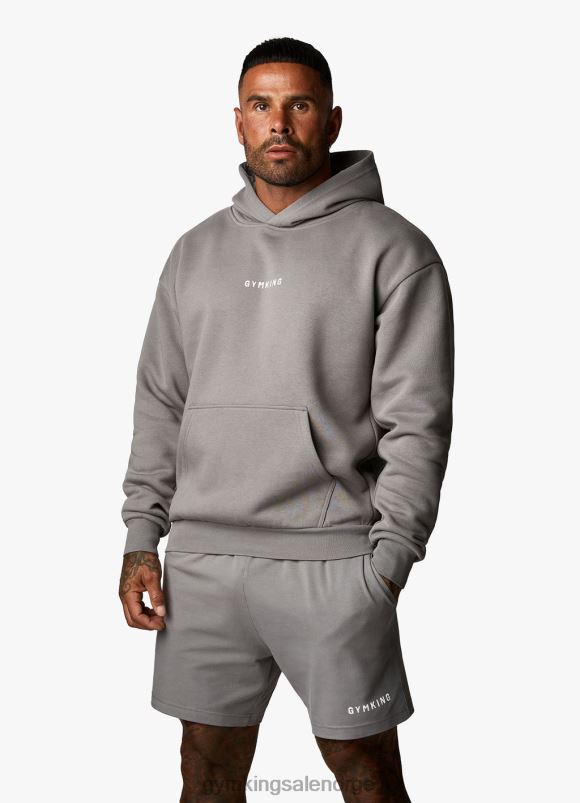 Gym King treningsavdeling hette menn P2NZL212 grå/hvit klær