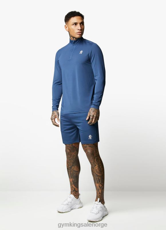 Gym King 365 1/4 glidelåstrakt menn P2NZL191 måneskinnsblå klær