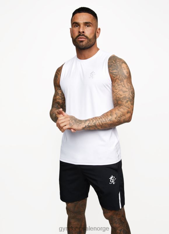 Gym King energivest menn P2NZL175 hvit klær