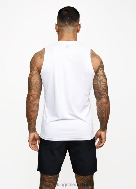 Gym King energivest menn P2NZL175 hvit klær